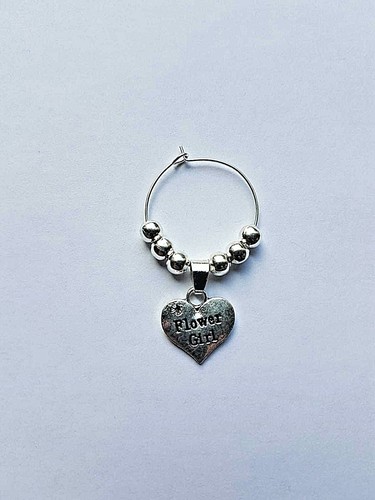Personalised wine glass charms - wine,