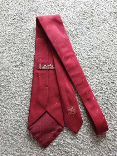 Hermes silk tie - hermes,