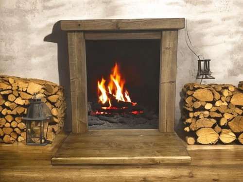 Beam rustic bespoke - rustic, fire