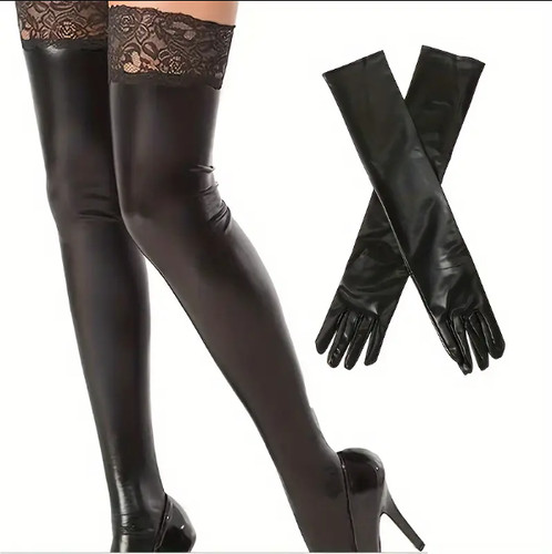 Women shiny pvc leather - shiny,