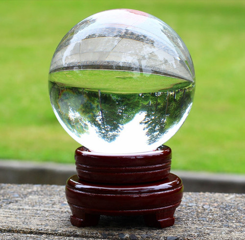 150mm clear crystal ball - 150mm,