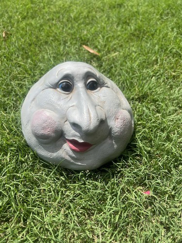 Ceramic funny bald head yard - ceramic,