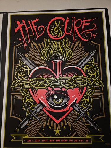 The cure concert tour poster - the,