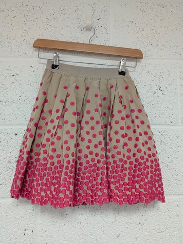 Monnalisa skirt beige pink - skirt,
