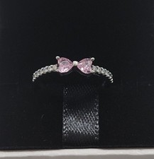 Ring Silver 925 Bow Sparkling
