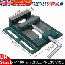 Heavy Duty 4Inch 100mm Vice Vise Drill Press Machine Work Bench Pillar Clamp Jaw