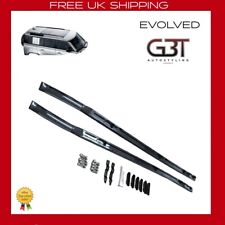 BLACK CARGO ROOF RAILS BARS PAIR FOR LAND ROVER DEFENDER 110 L663 2020+ALL BLACK