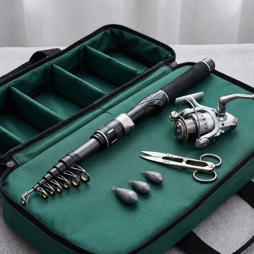 Carbon telescopic fishing rod - fishing,