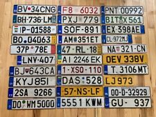 Europe/ European License Plates - Many Countries Available - Craft Condition