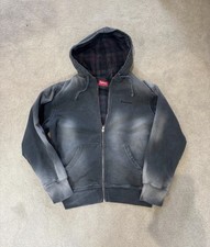 Supreme Faded Hoodie In Grey