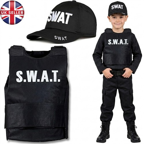 Kids police swat tactical - police,