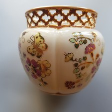 Pecs Zsolnay Butterfly Floral