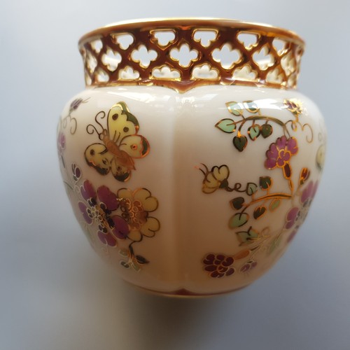 Pecs zsolnay butterfly floral - zsolnay,