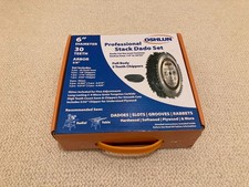 Oshlun SDS-0630 6" stack professional dado blade set + shims *NEW & UNUSED