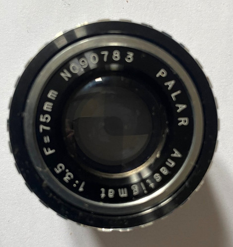 Palar anastigmat f 75mm - palar, f=75mm