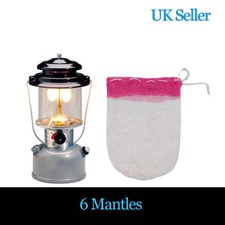6 X lamp mantles for Coleman Lanterns, Duel fuel, Paraffin kerosene Small UK