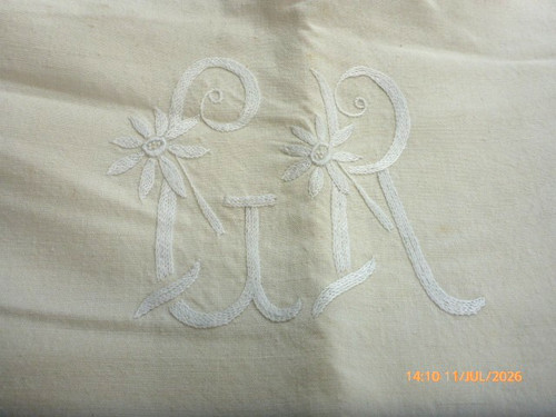 Vintage french metis linen - french,