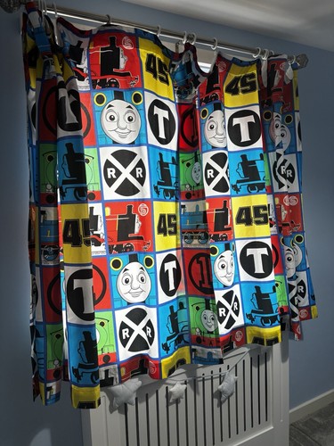 Thomas tank engine curtains - thomas,