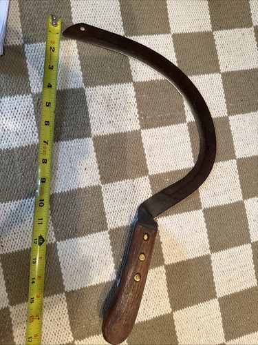 Vintage wood handle - handle, scythe