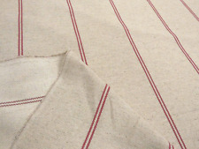 NATURAL with RED Twin Stripe