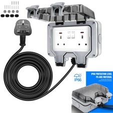 OUTDOOR 2 GANG RCD DOUBLE