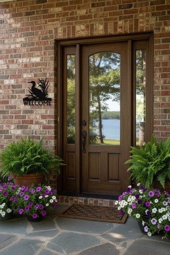 Loon grass bird welcome - loon,