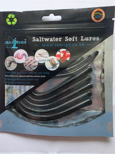Black lugworm artificial - lugworm,