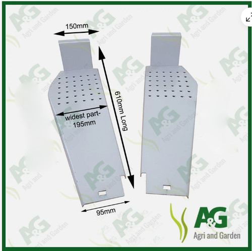 Foot plate set - plate,