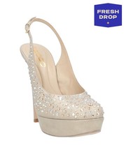 RRP €570 RODO Leather Slingback Shoes US9.5 UK6.5 EU39.5 Rhinestones