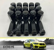 20 x M14 x 1.5 Black Alloy