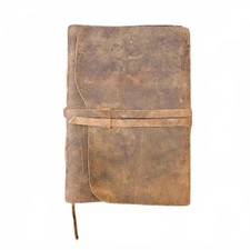 Vintage 9x6 Leather Journal