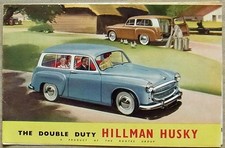 HILLMAN HUSKY Car Sales Brochure 1955-56 #400/95/20/H