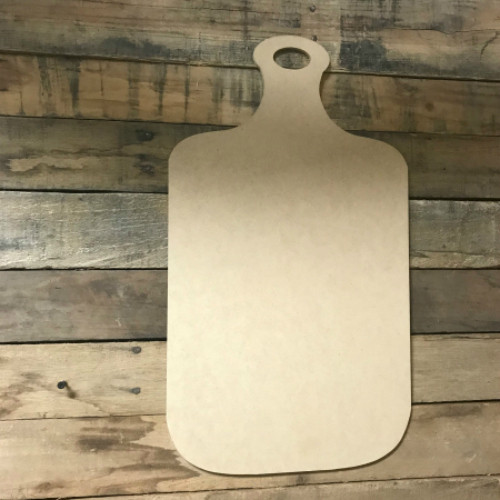 Wooden cooking board cutout - wooden,