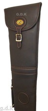 GDK LEATHER SHOTGUN SLIP, SHOT GUN, PU GUN CASE,THICK INNER LINING 154pu NO ZIP