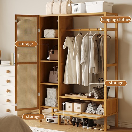 Bedroom closet wardrobe with - closet,