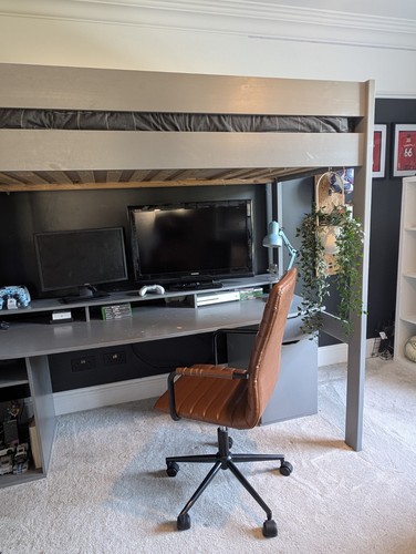 High sleeper bed - gaming, desk