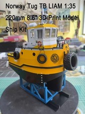Norway Tug TB LIAM 1:35 220mm 8.6" 3D Print Model Ship Kit