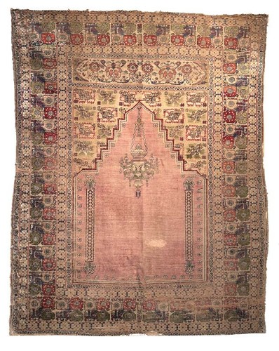 Old turkish ghiordes - turkish,
