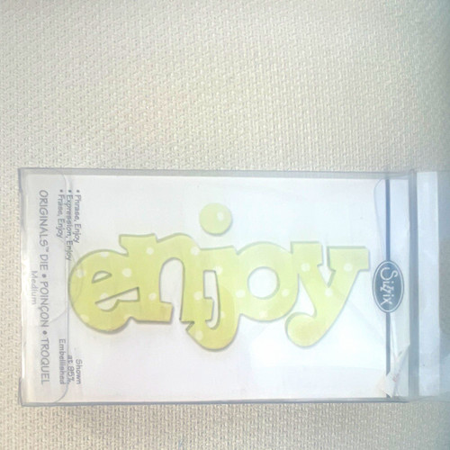 Sizzix originals enjoy word - originals,