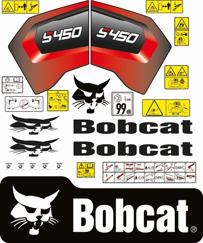 Bobcat s450 stickers decals - bobcat,