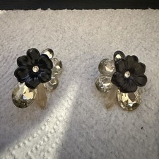Vintage  Floral Beaded Crystal