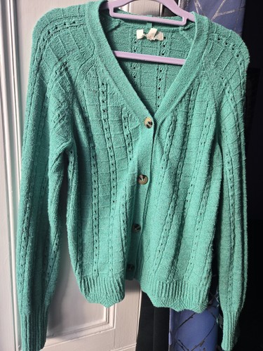 Pointelle crochet cotton - cotton, mint