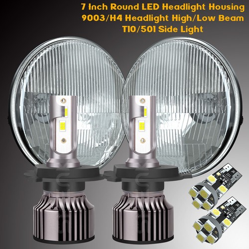 Pair inch round - 7''inch, led