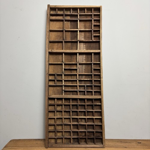 Vintage wooden printers tray - vintage,