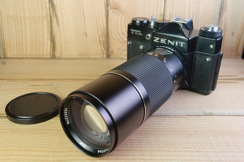 Zenit ttl 35mm slr film - film, camera