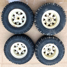Tamiya wheel set - used on Subaru Brat and other rally cars - Front and rear