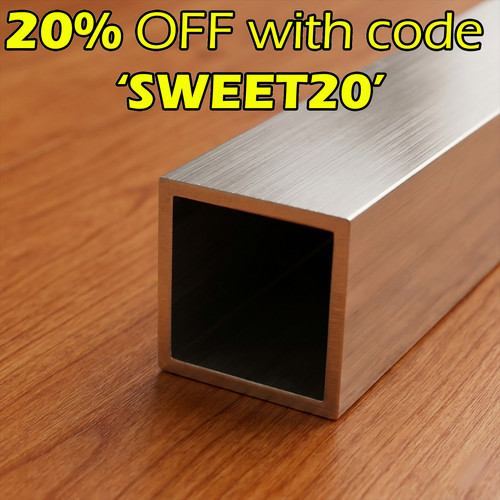Aluminium box section - aluminium,
