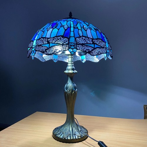 Tiffany blue dragonfly - blue, style