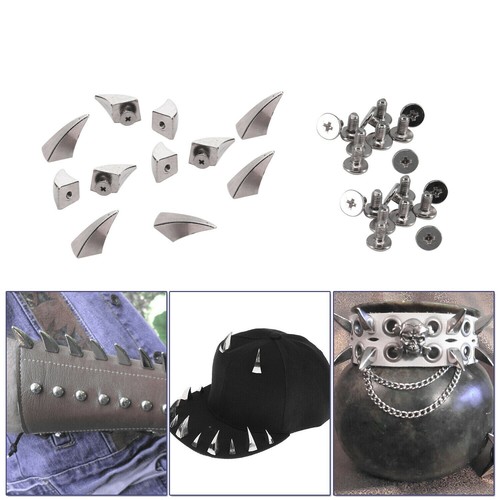 50pcs 11mm punk spike rivets - punk,