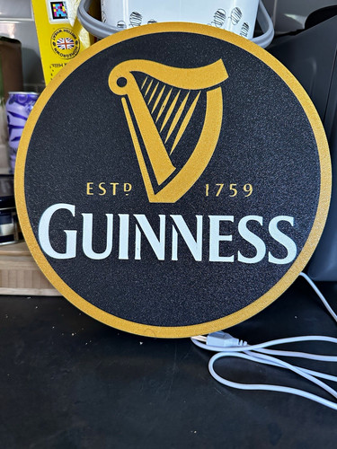 Guinness inspired round - inspired,